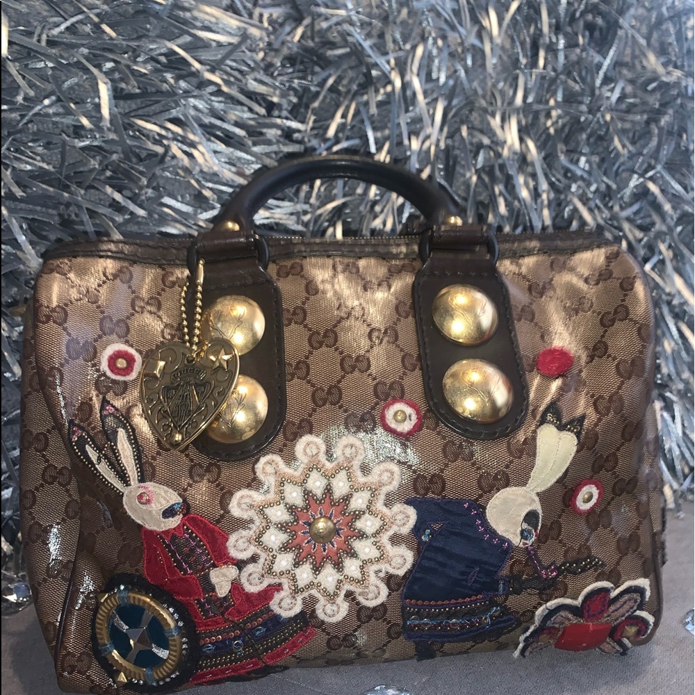 Gucci Babouska Rabbits Boston Bag - Easter